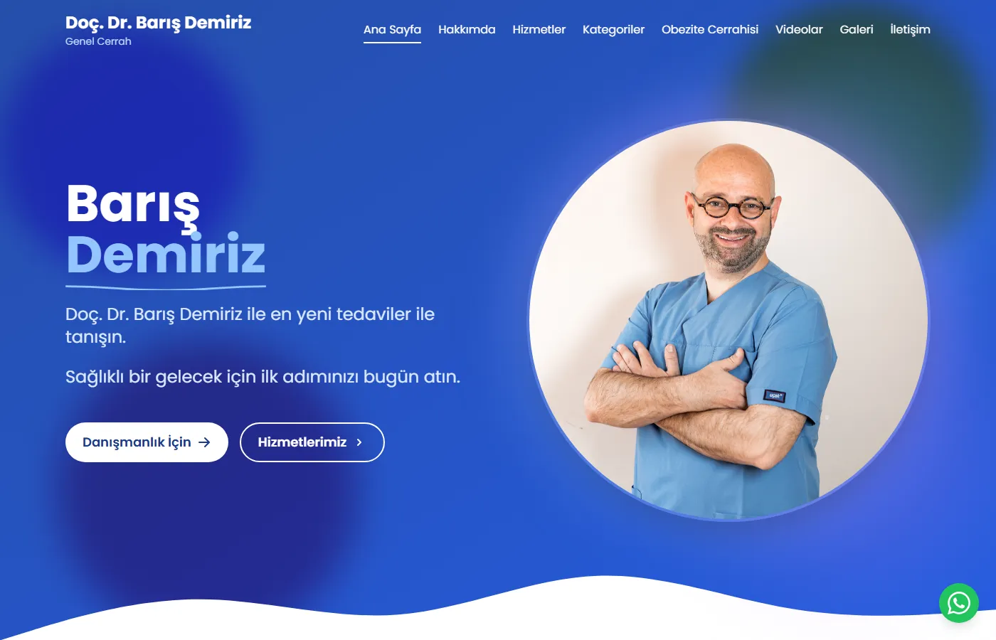 Doç. Dr. Barış Demiriz: Site of nutrition and diet specialist Assoc. Prof. Barış Demiriz, with his services and online appointments.