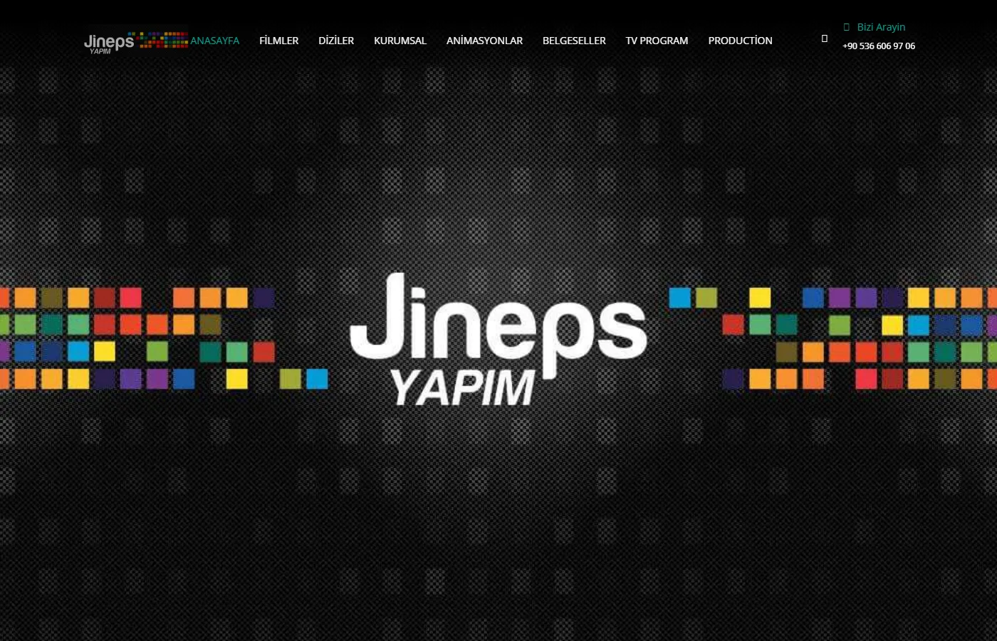 Jineps Yapım: Corporate site of a production company making films, series and TV programmes.