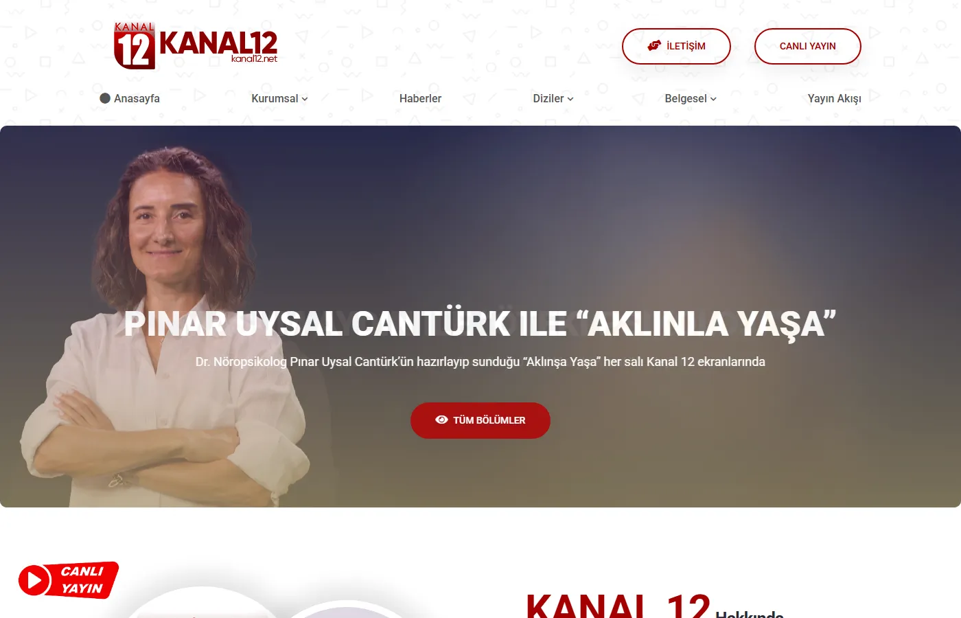 Kanal 12: News, culture and live broadcast site of the Kanal 12 TV channel.