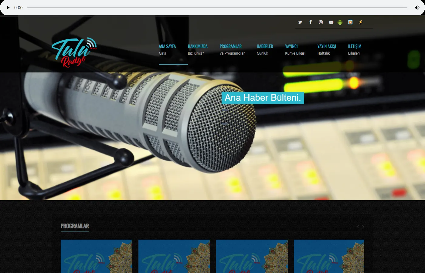 Radyo Tulu: Live stream and song request site for Radyo Tulu.
