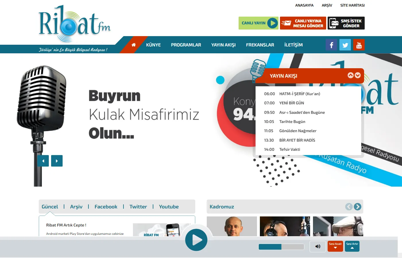 Ribat FM: Official site and live stream of Ribat FM.