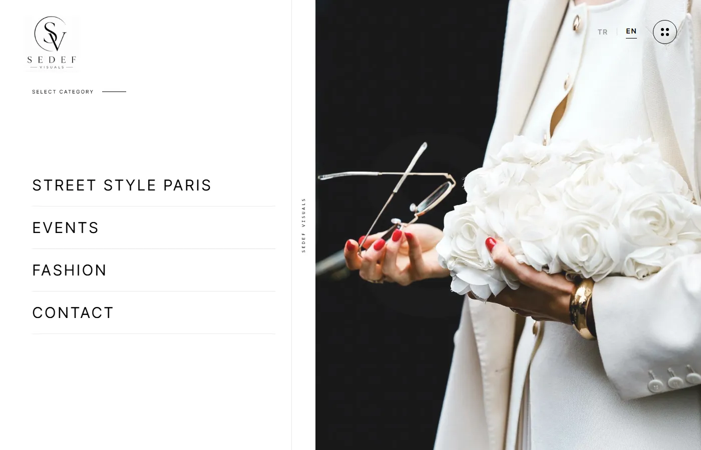 Sedef Visuals: Photographer’s portfolio showing Paris street style, event and fashion shoots.