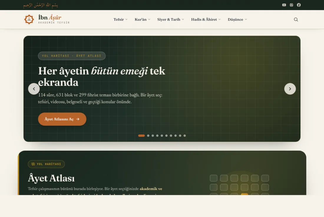İbn Âşûr Akademik Tefsir Platformu